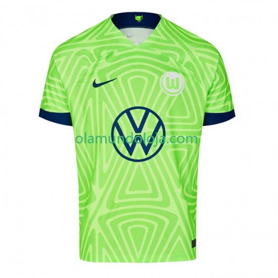 Camisola VfL Wolfsburg Homem Equipamento Primeiro 2022-2023 Manga Curta